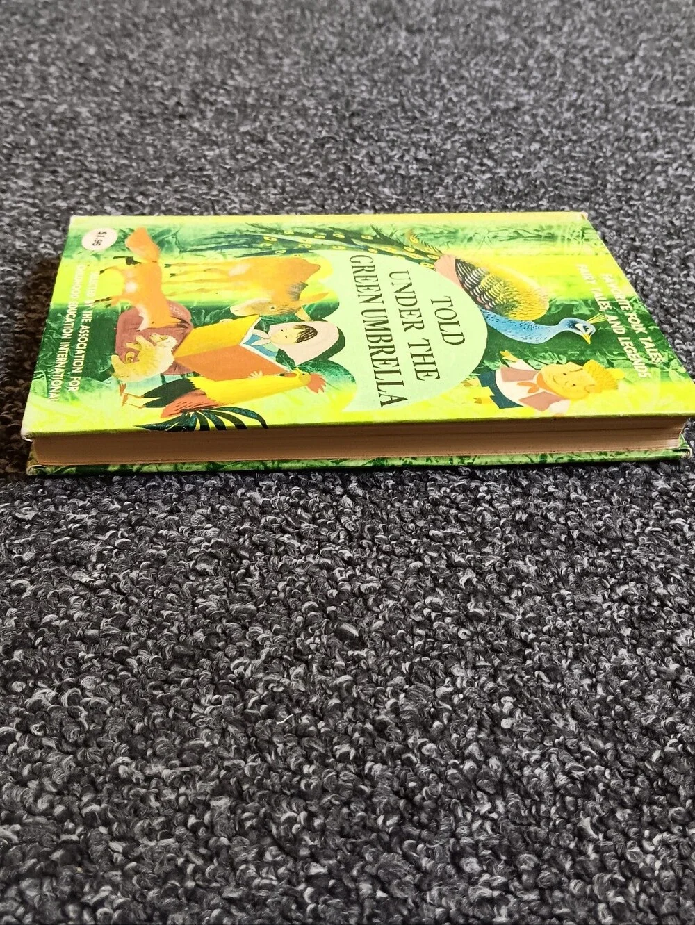 60s Fairycore 'Told Under the Green Umbrella' Fairy Tales Hardcover Cottage Book
